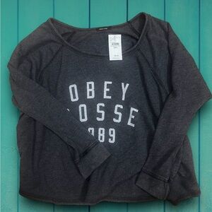 NWT Obey light sweatshirt
